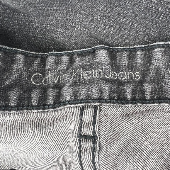 Calvin Klein Black Straight Leg Jeans Size 40 x 30 Men's - Picture 2 of 6